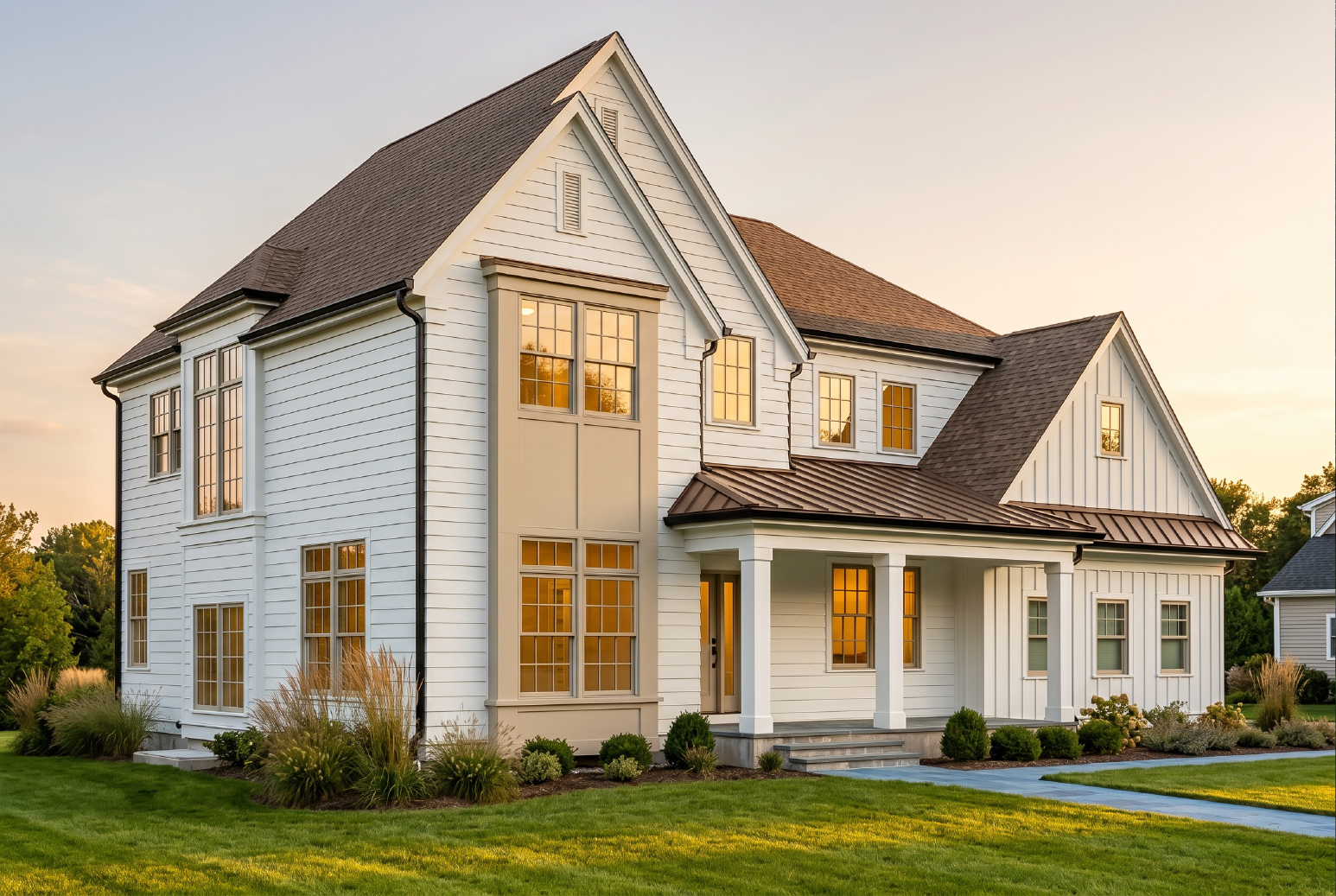 Side elevation rendering of a luxury home at Stephen's Park