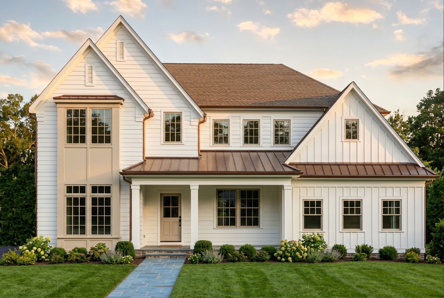 Front facade rendering of a luxury home at Stephen's Park